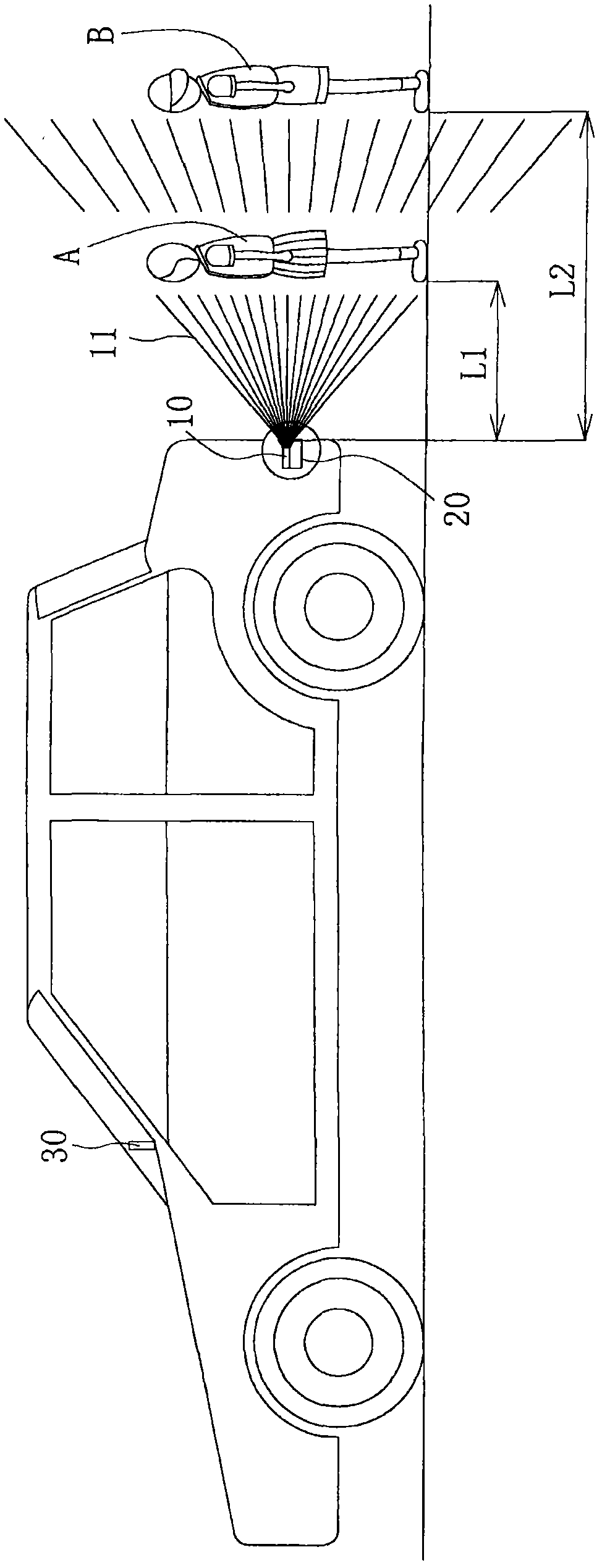 A vehicle virtual composite display system