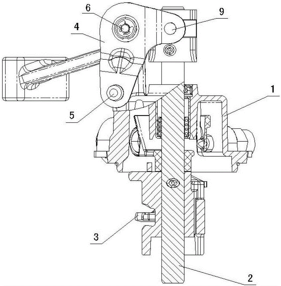 Gear selecting and shifting switching mechanism of manual transmission and application of gear selecting and shifting switching mechanism in gear selecting and shifting detection