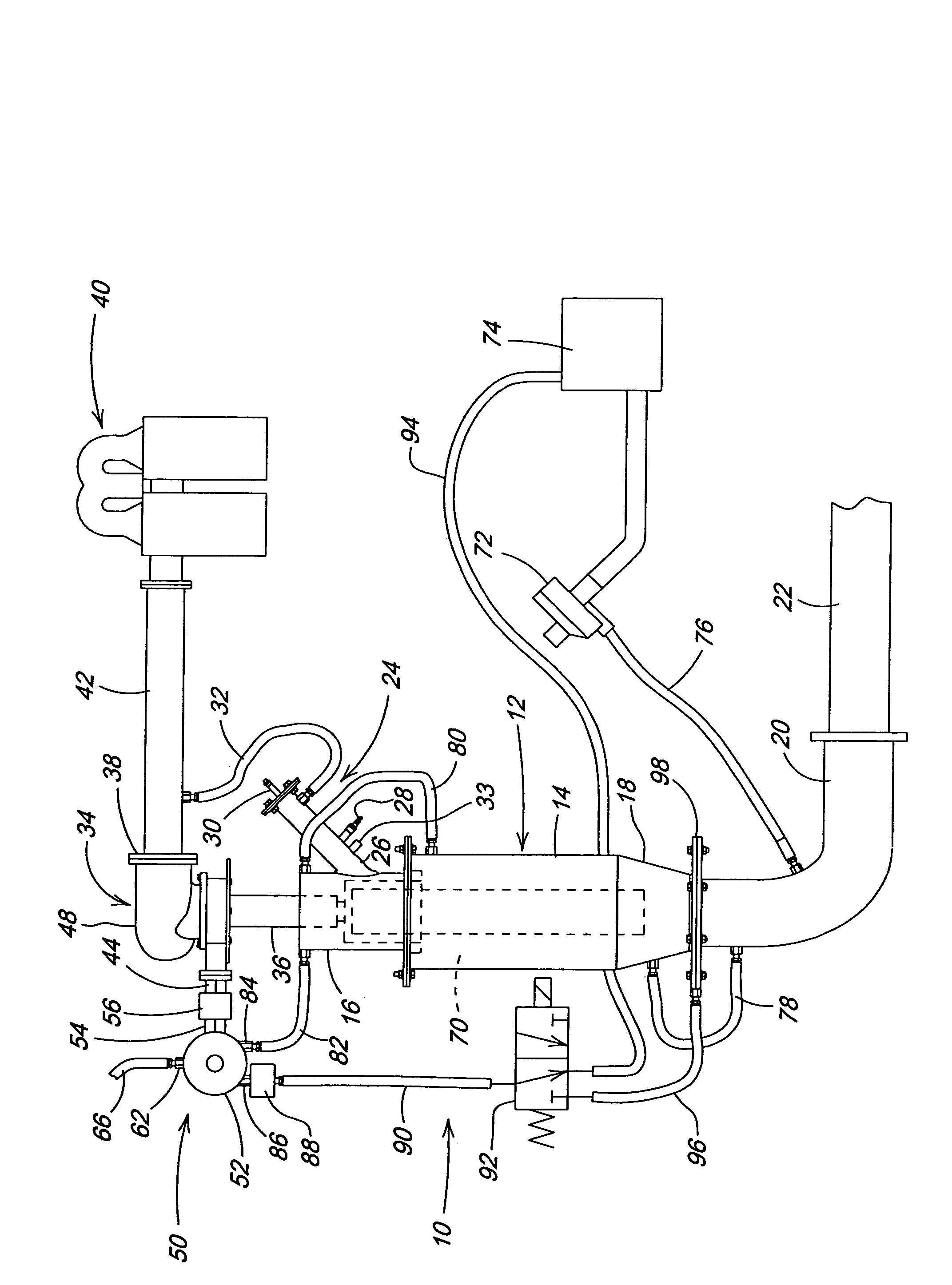 Crop re-hydration system utilizing a direct-fired steam generator having continuous water circulation