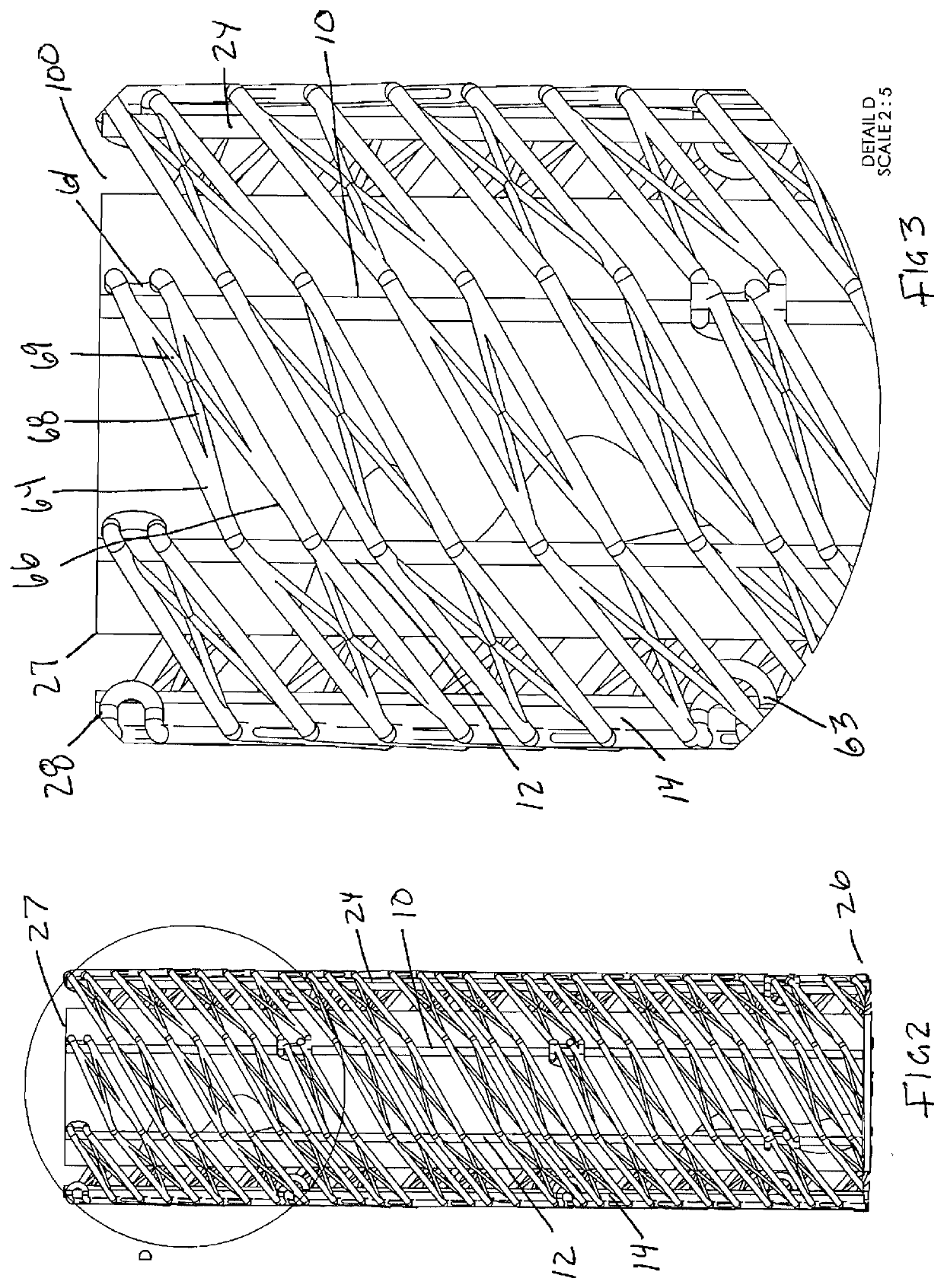 Side loaded remediation method and apparatus for reinforced concrete pilings