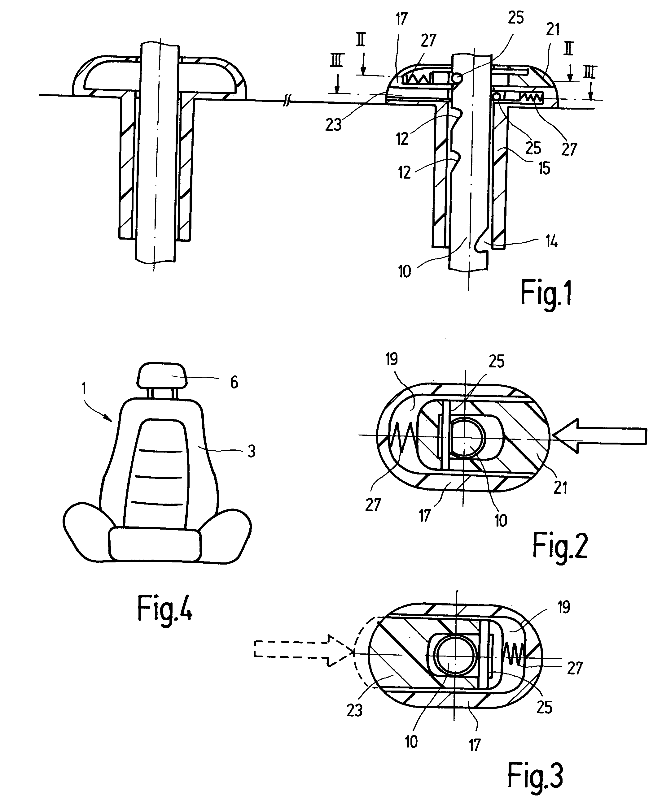 Vehicle seat with a headrest