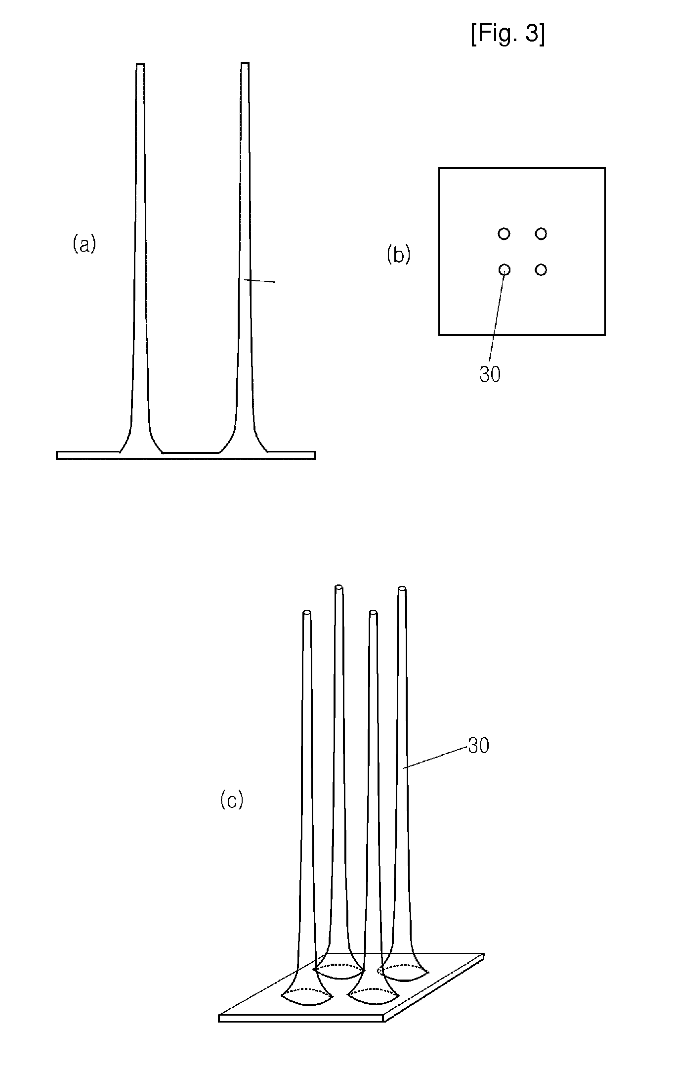 Method for preparing a hollow microneedle