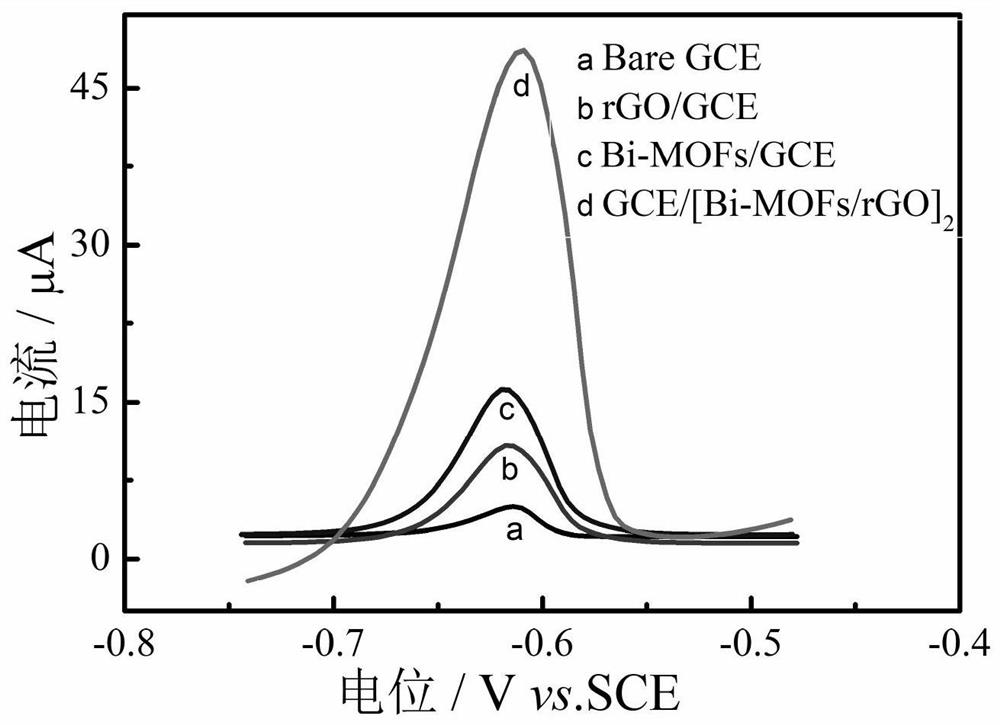 Electrochemical sensor for rapidly and efficiently detecting lead ions