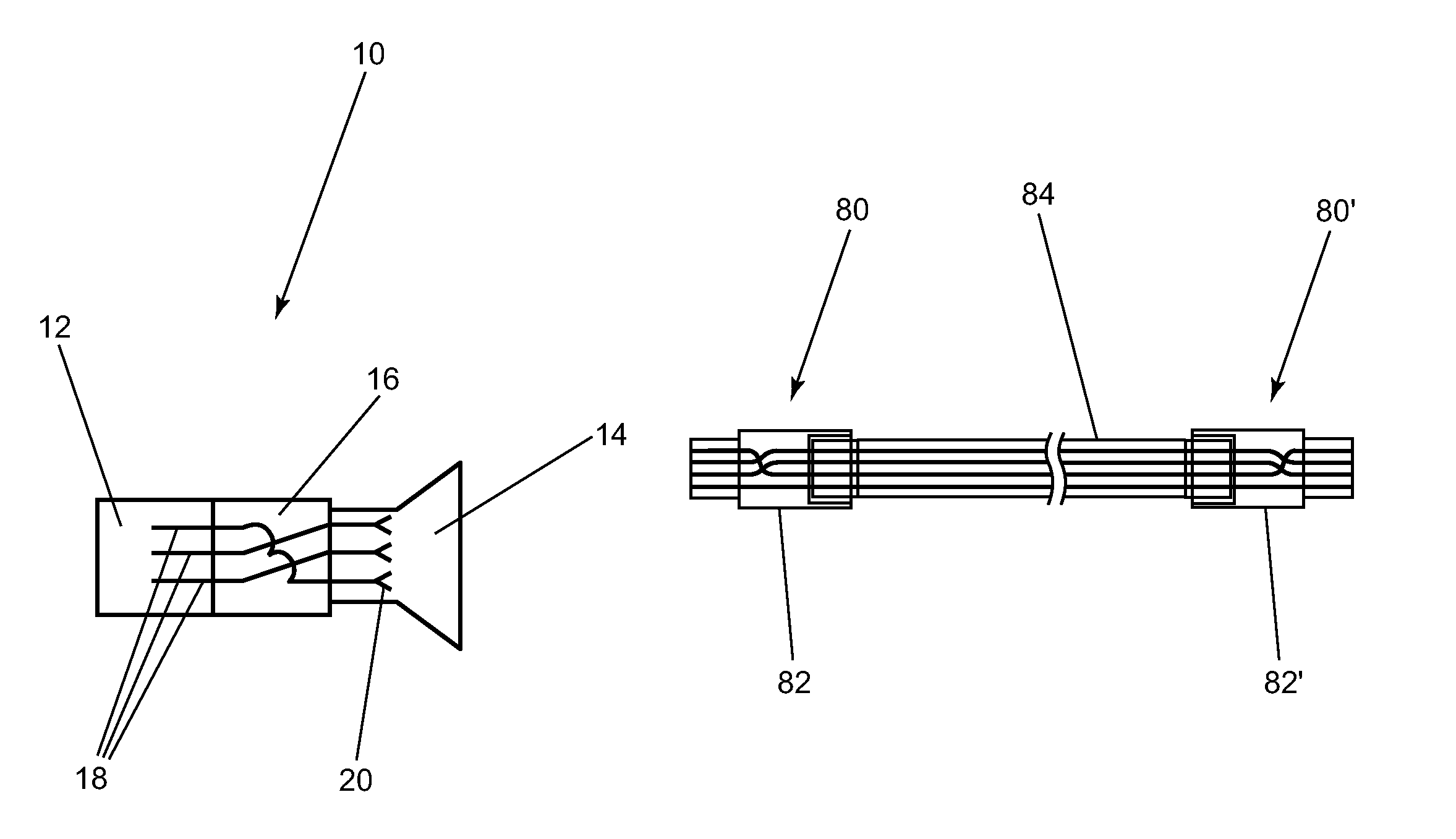 Method and apparatus for improving network connection security with one or more cross-wired adapters