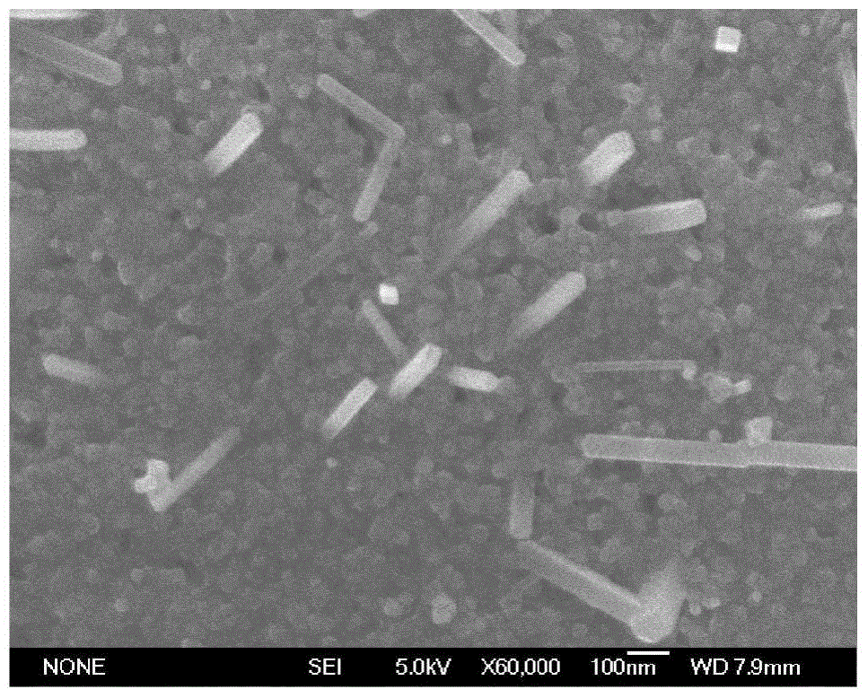 Nano-titanium dioxide doped with inorganic vanadium salt and palladium salt to regulate morphology and its preparation method and application