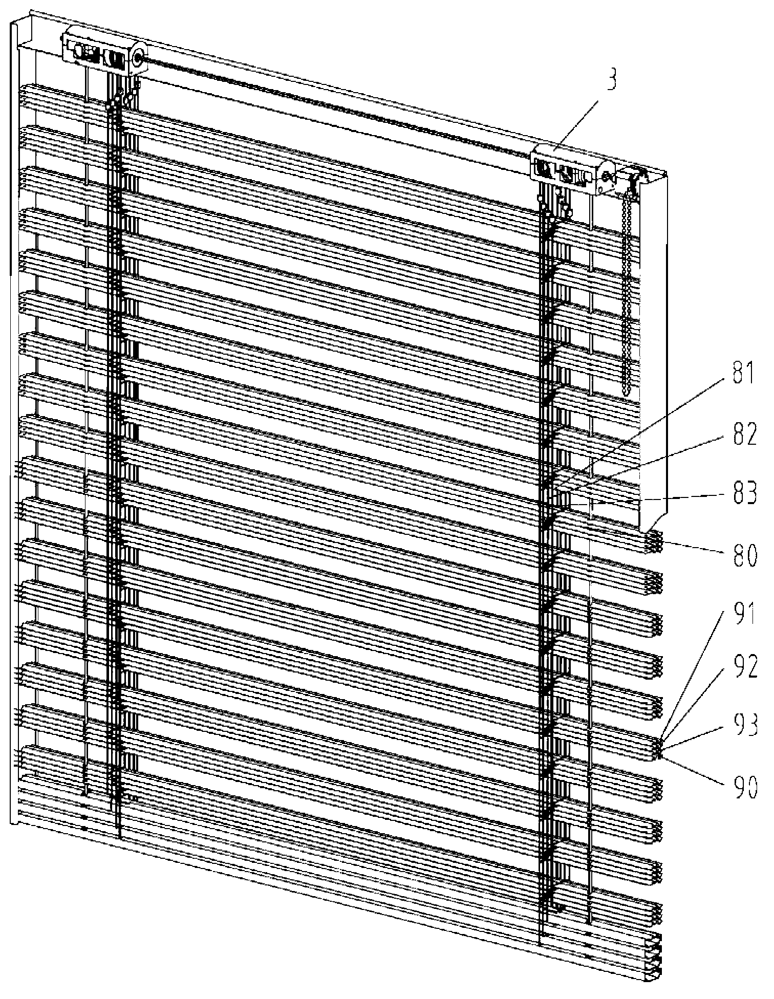 Sliding block mechanism of louver and sliding block system with gear clutch turnover mechanism