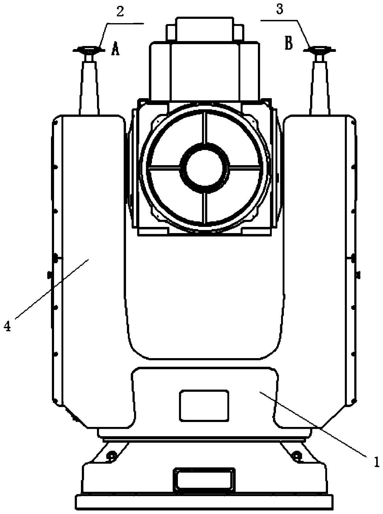 Self-positioning orientation system and method based on vehicle-mounted theodolite