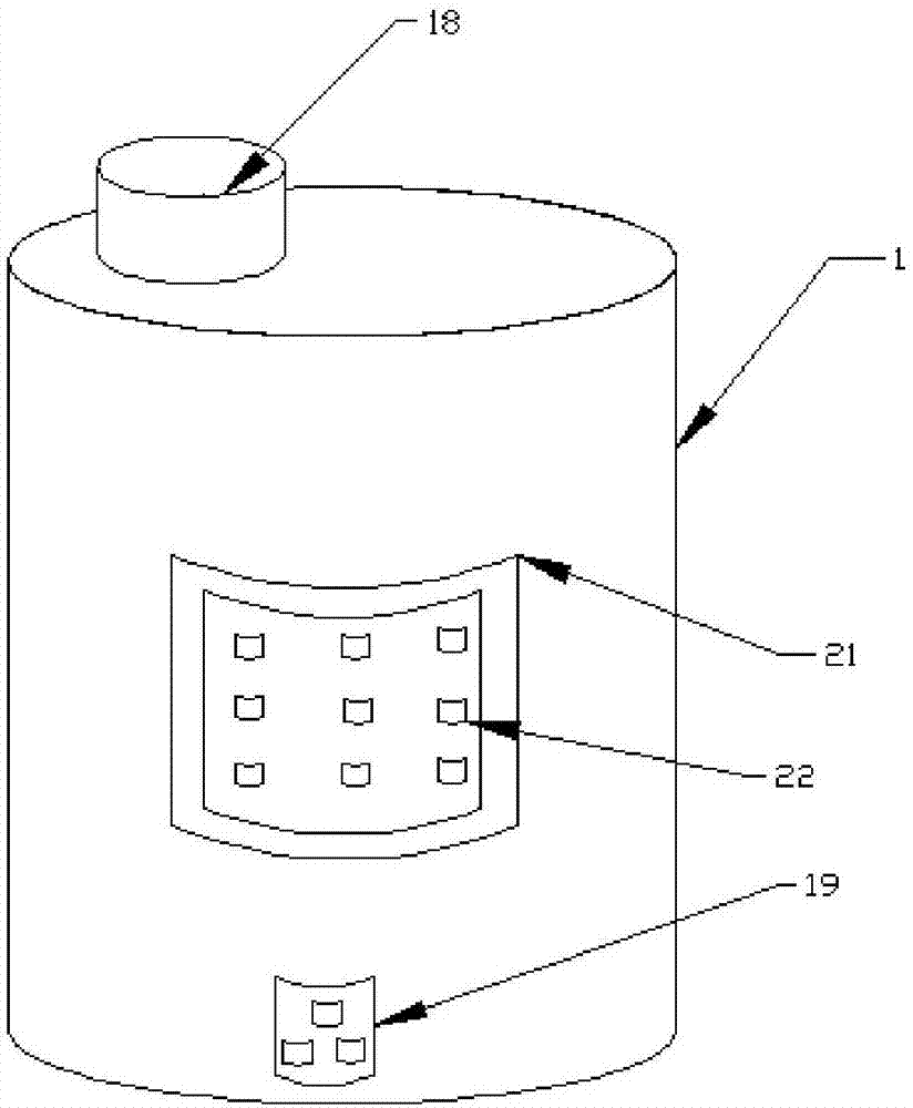 Sewage processing network by taking laser processing apparatus as node