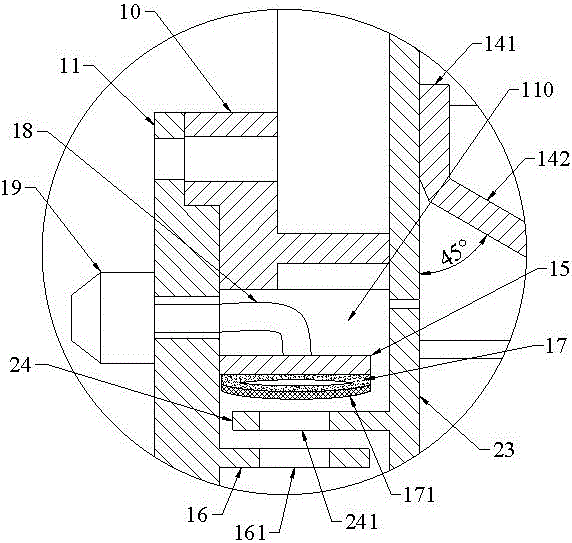 Star-shaped discharging valve with protecting structure
