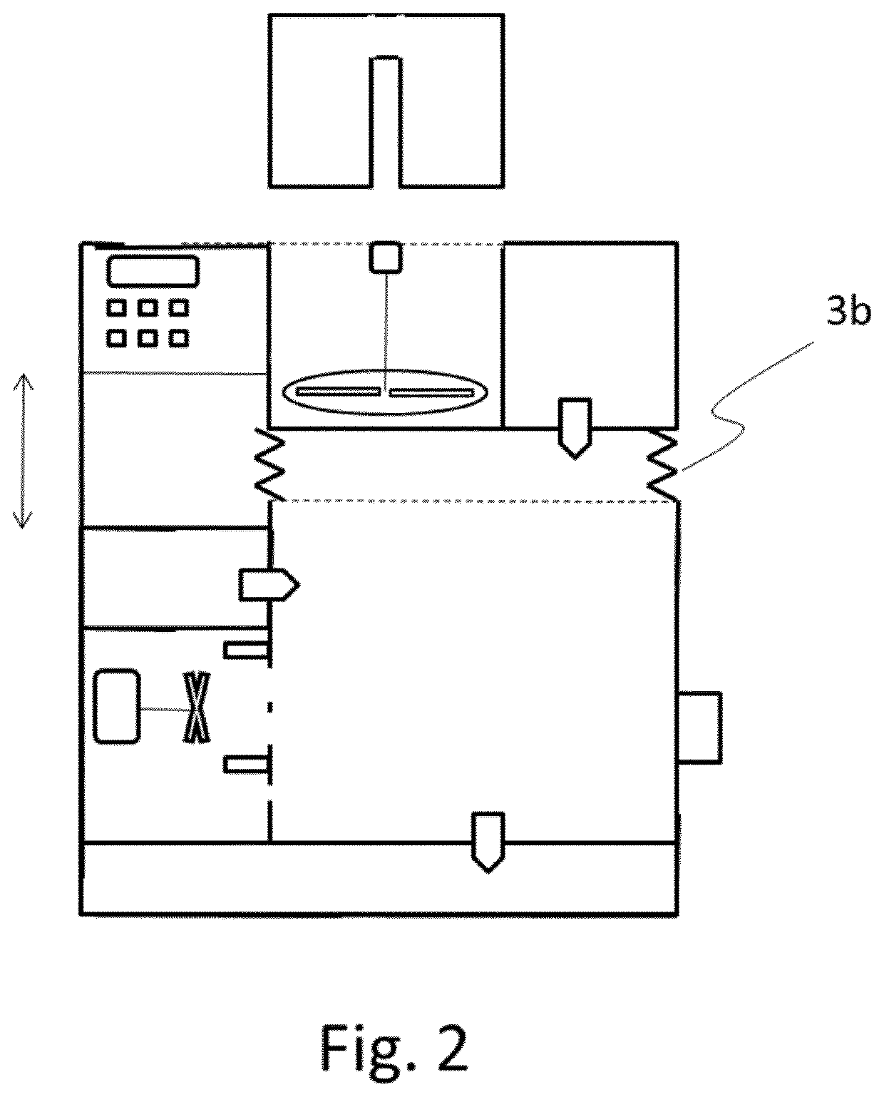 Appliance for preparing chopped-up food cooked in the presence of fat