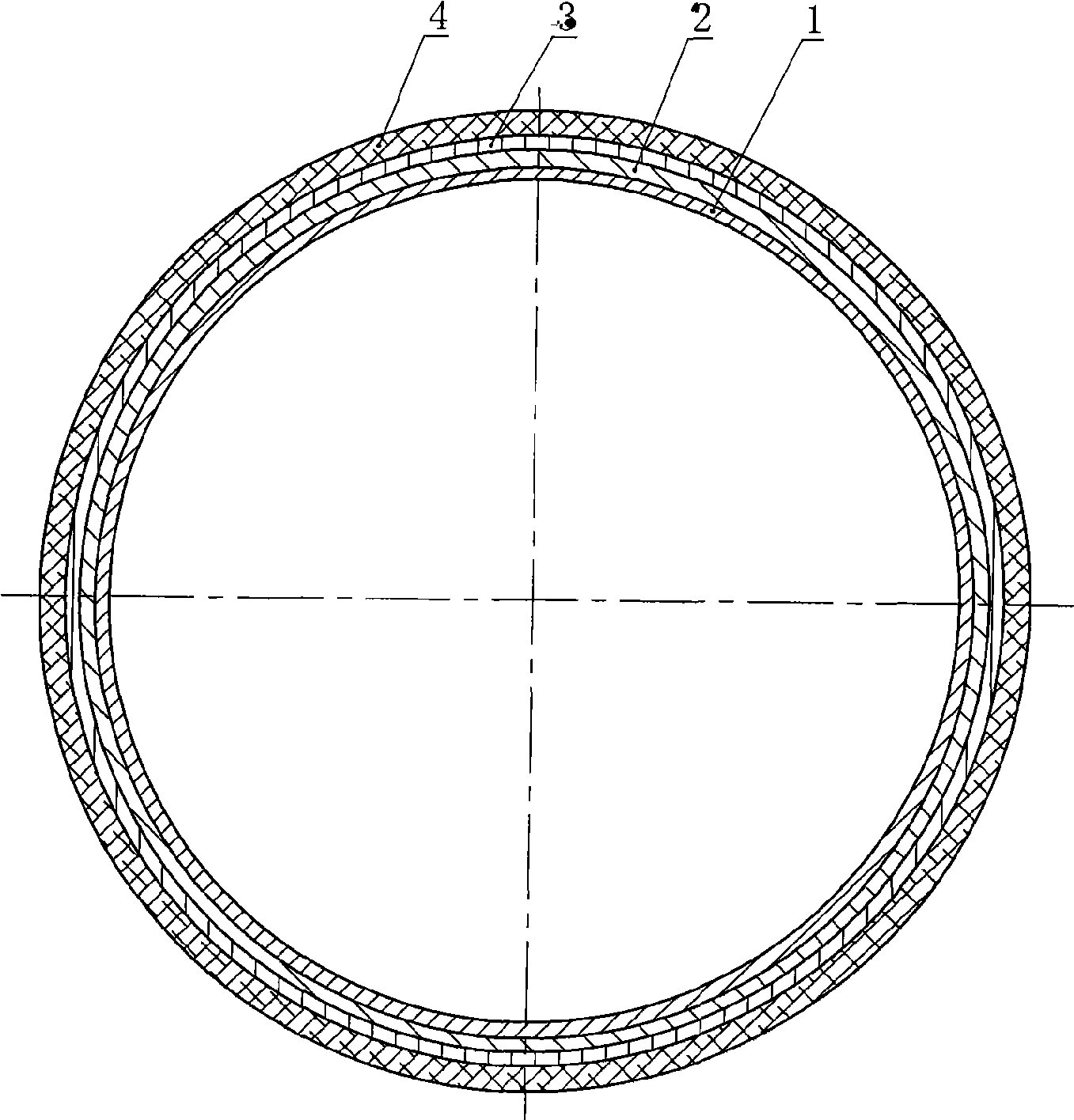 Prestress steel pipe