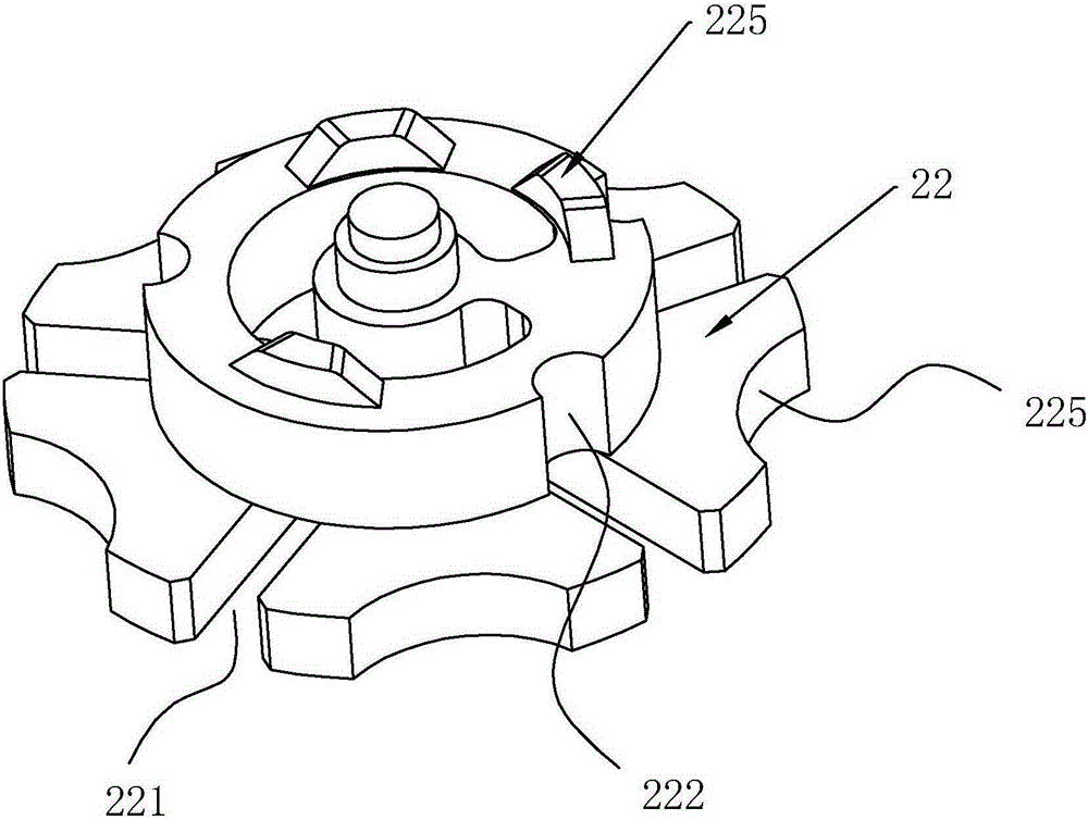 Drawer push-in interlocking mechanism