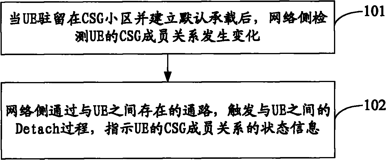 Method, system, network side equipment and UE for managing CSG membership