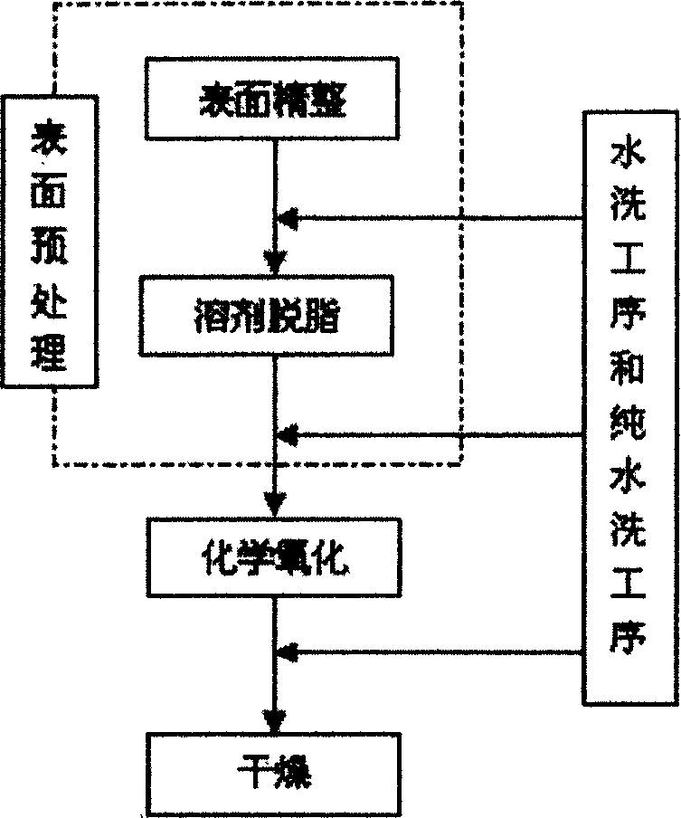 Process for magnesium alloy surface treatment