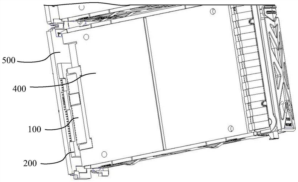 Hard disk connector and case