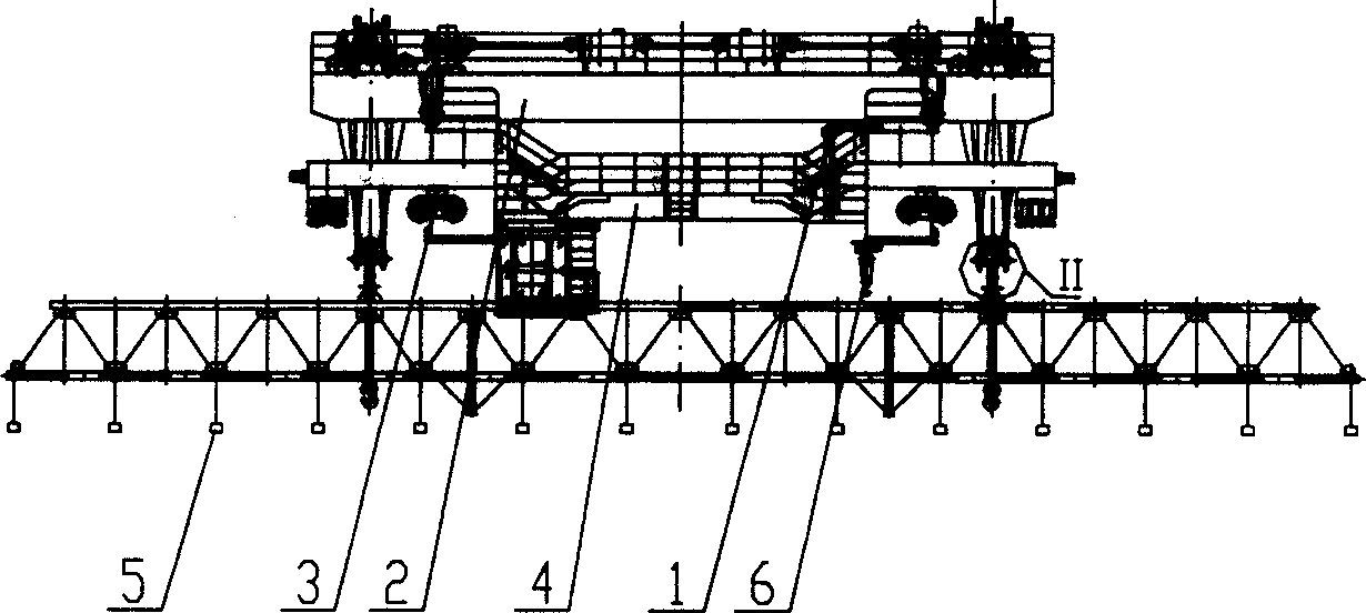 Method for preventing swinging of beam hanging and steel plate during starting and braking of electromagnetic beam hanging crane