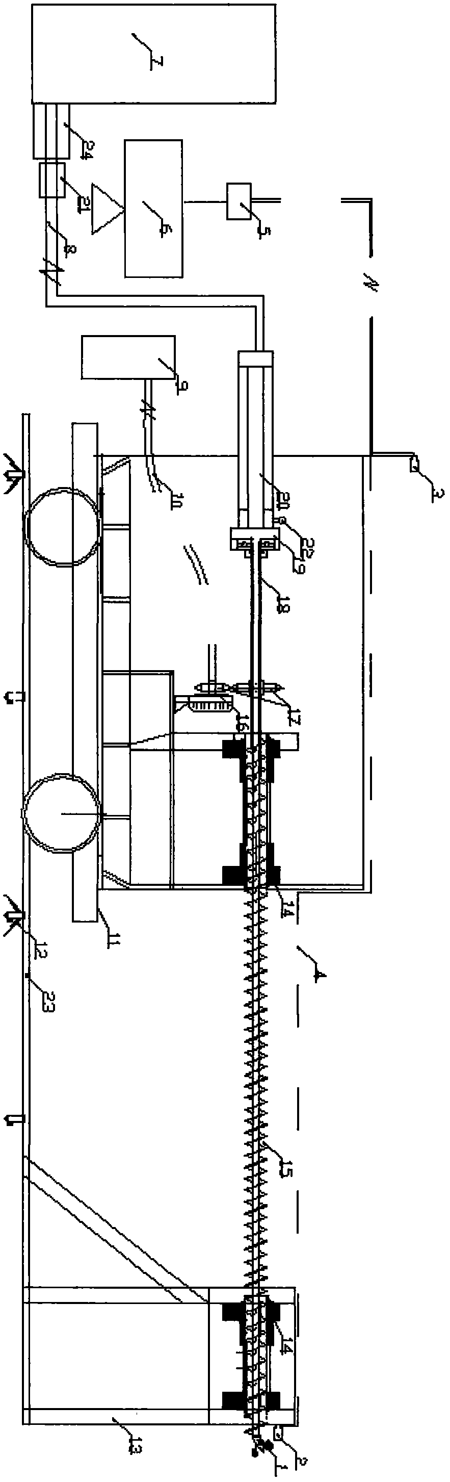 An automatic screw-in high-pressure water-breaking coal punching method