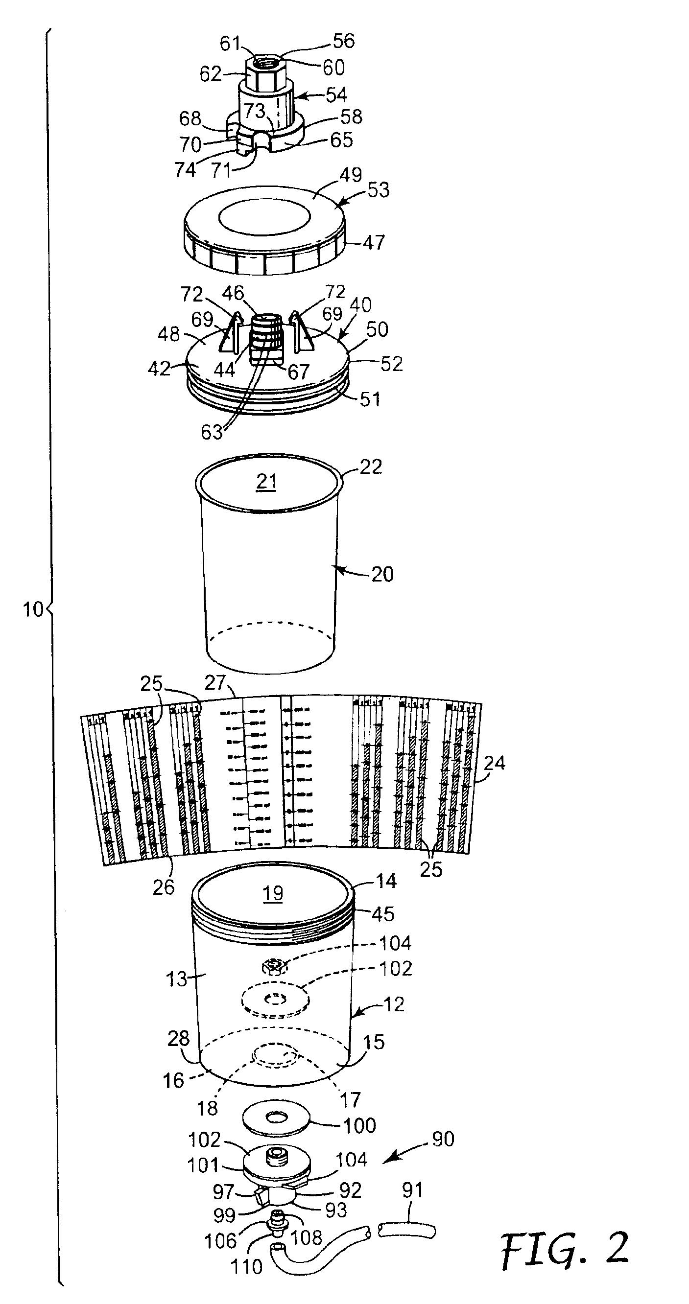 Pressure assisted liquid supply assembly