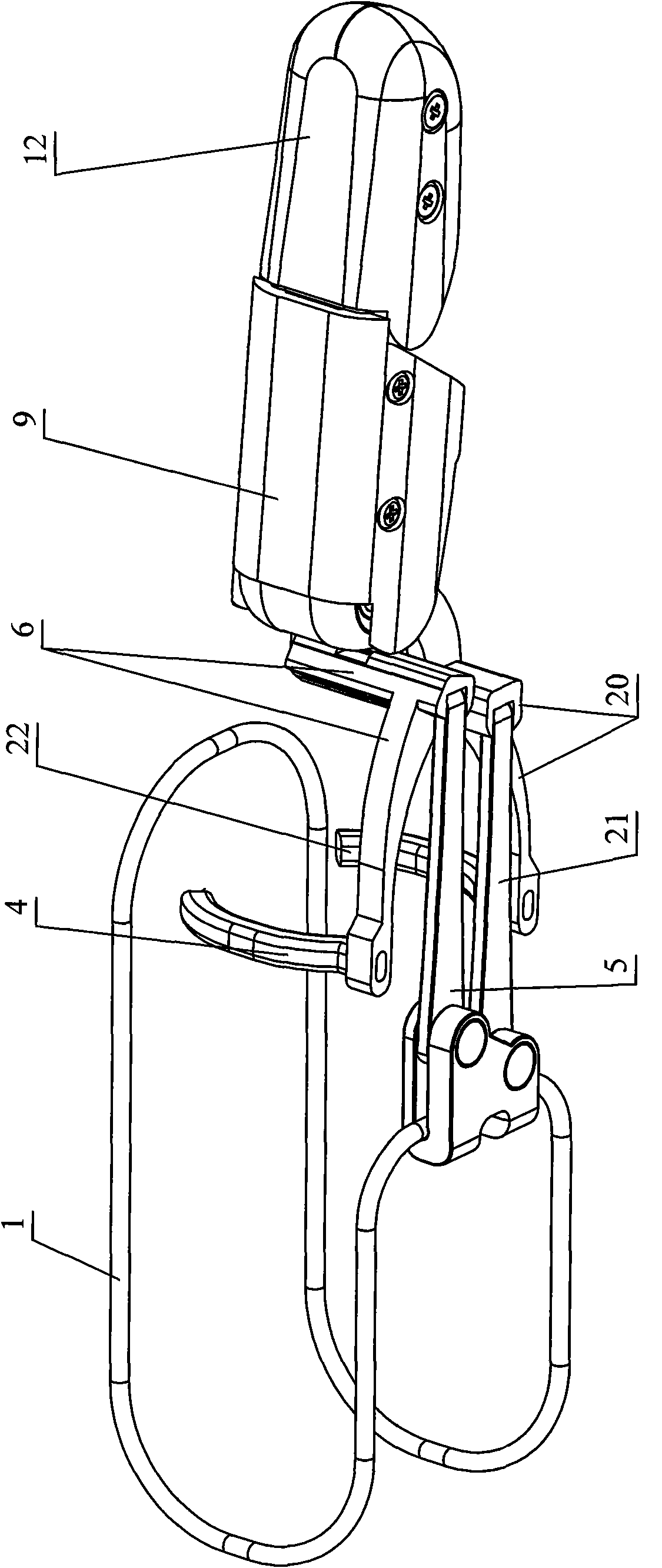 Passive driving type two-freedom degree artificial finger for disabled person