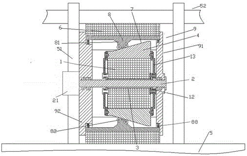 Fixing structure for suspension device and using method of fixing structure