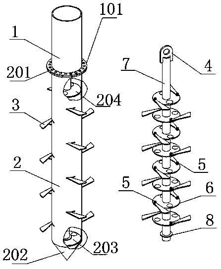 High-bearing-capacity pile and construction method thereof