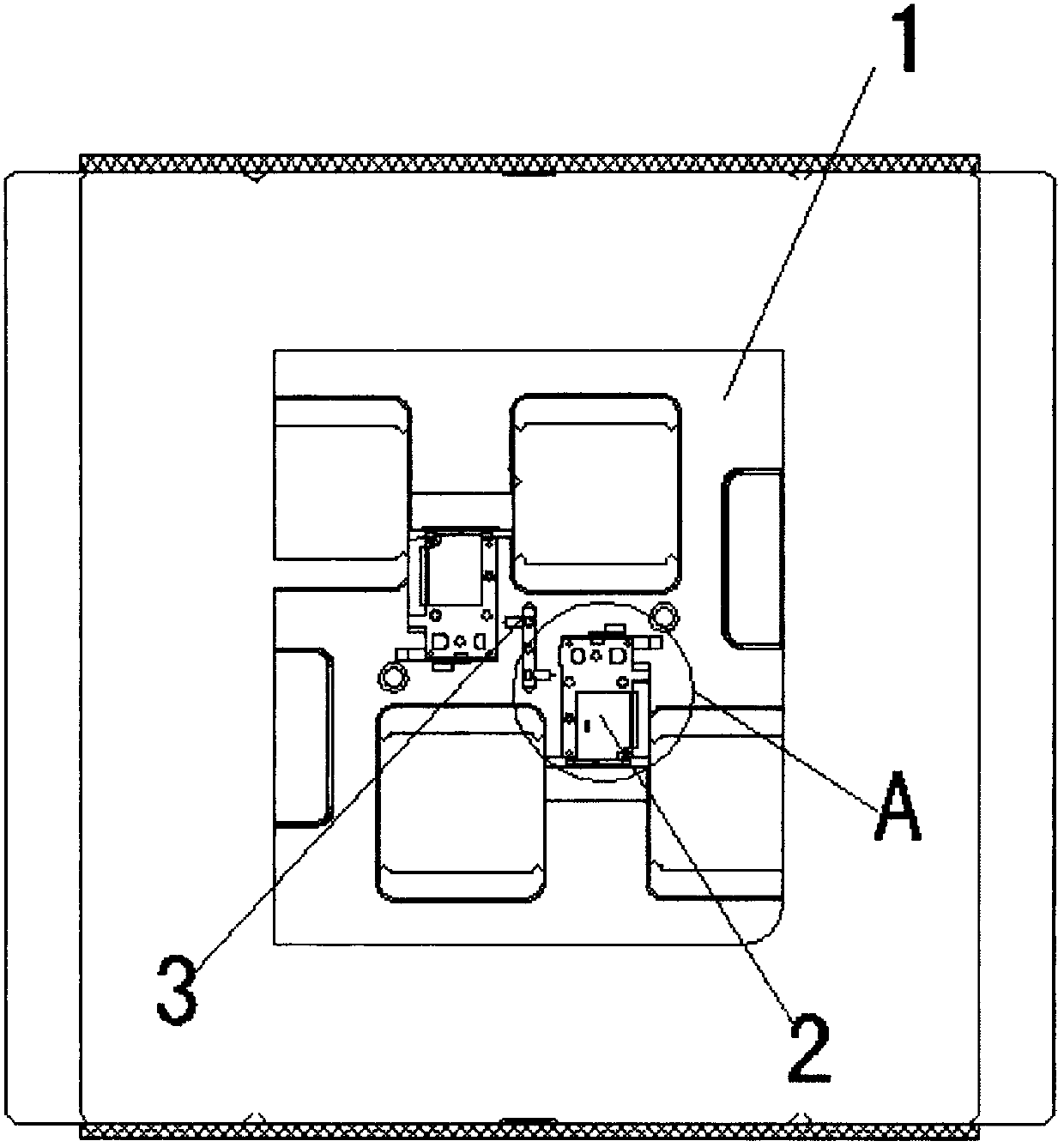 Embedded-type secondary injection mold