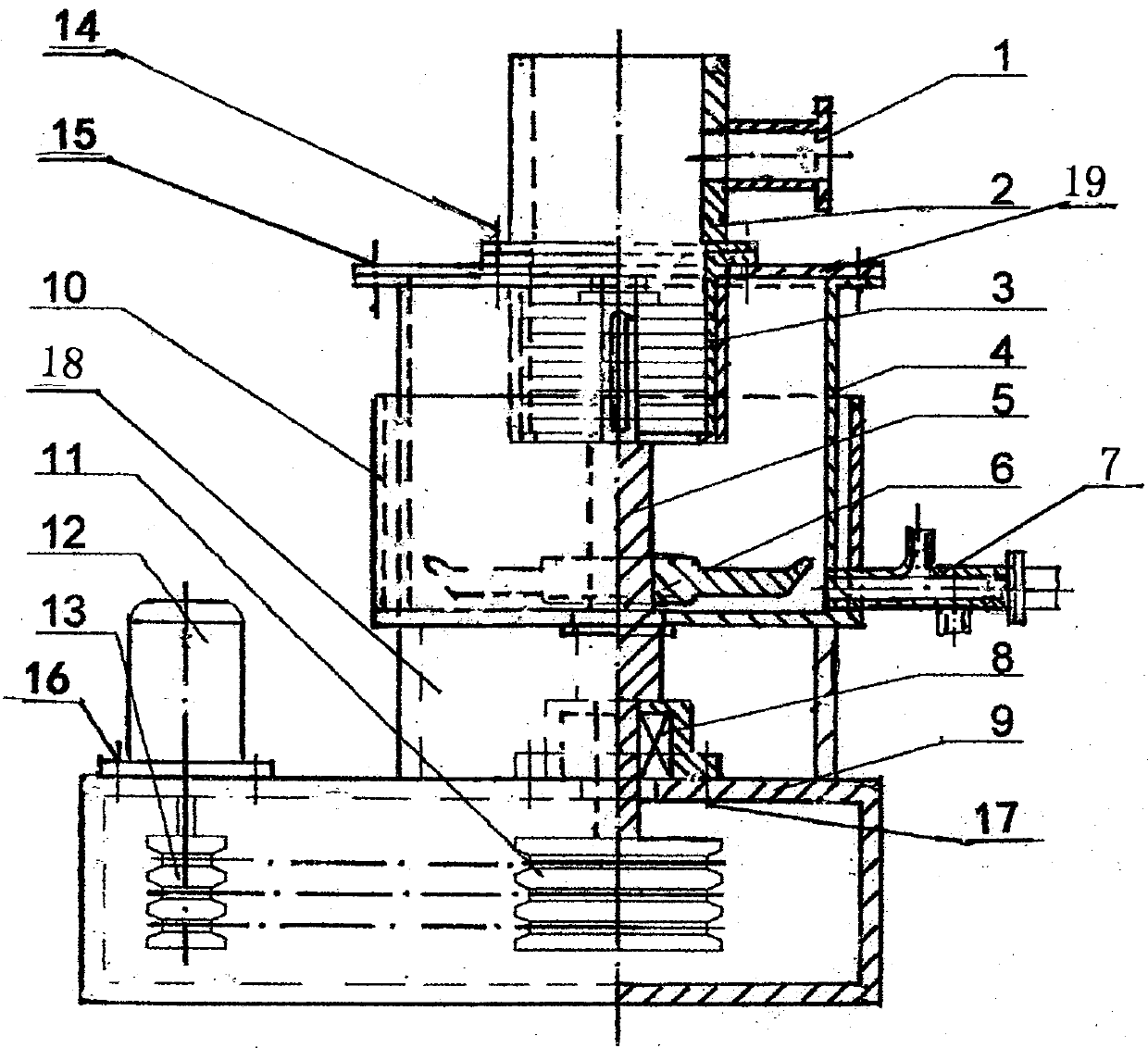 Plastic powder efficient dispersing and mixing machine