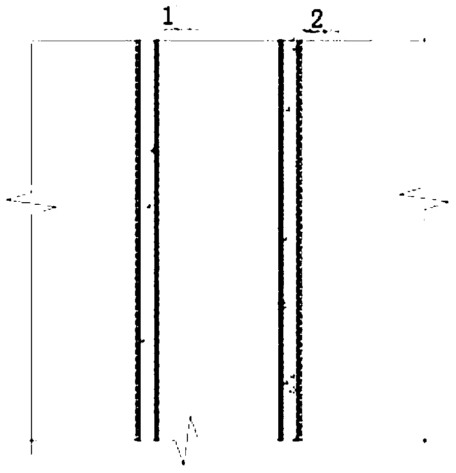 Composite foundation composed of rubble/ sand inverted filter layer and porous concrete piles and treatment method