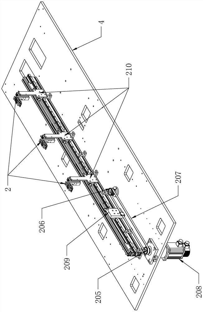 Automatic elastic band threading machine for covers