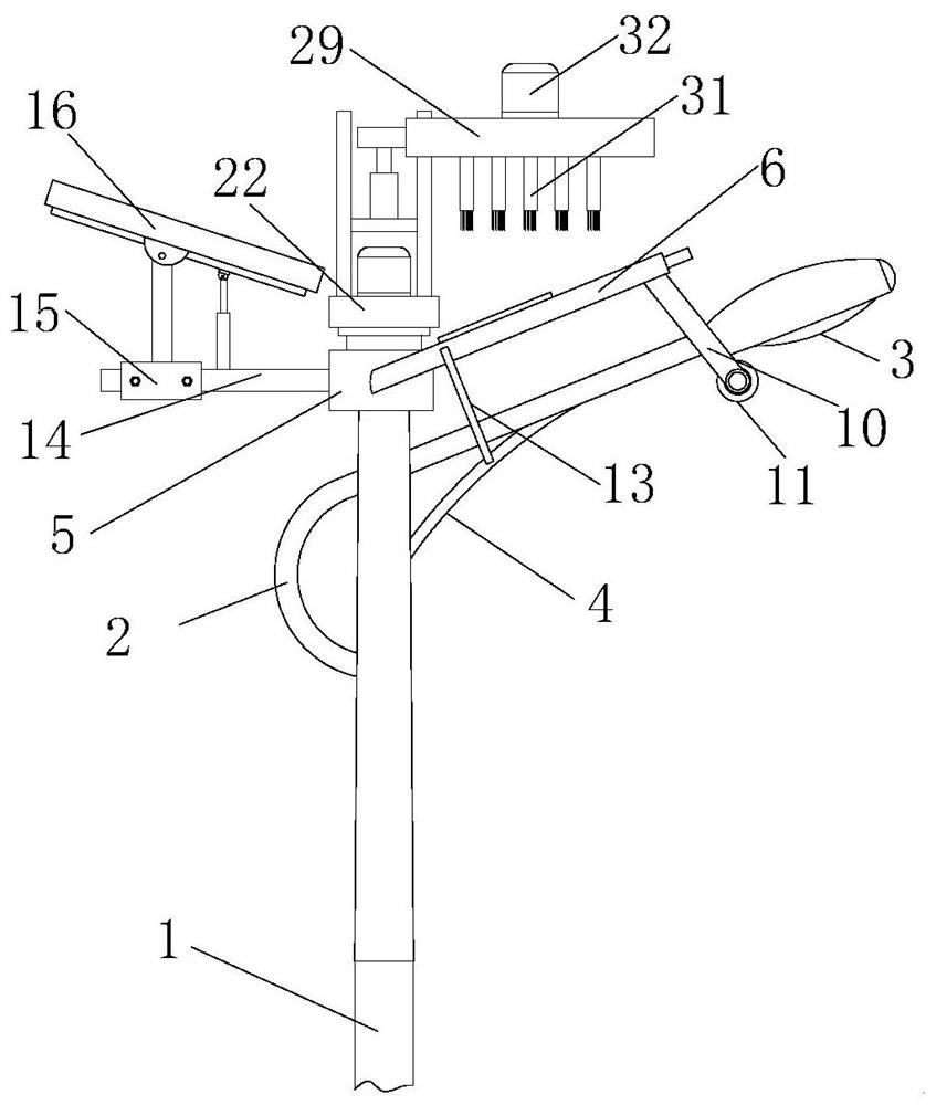 Manufacturing method of novel automatic cleaning solar street lamp