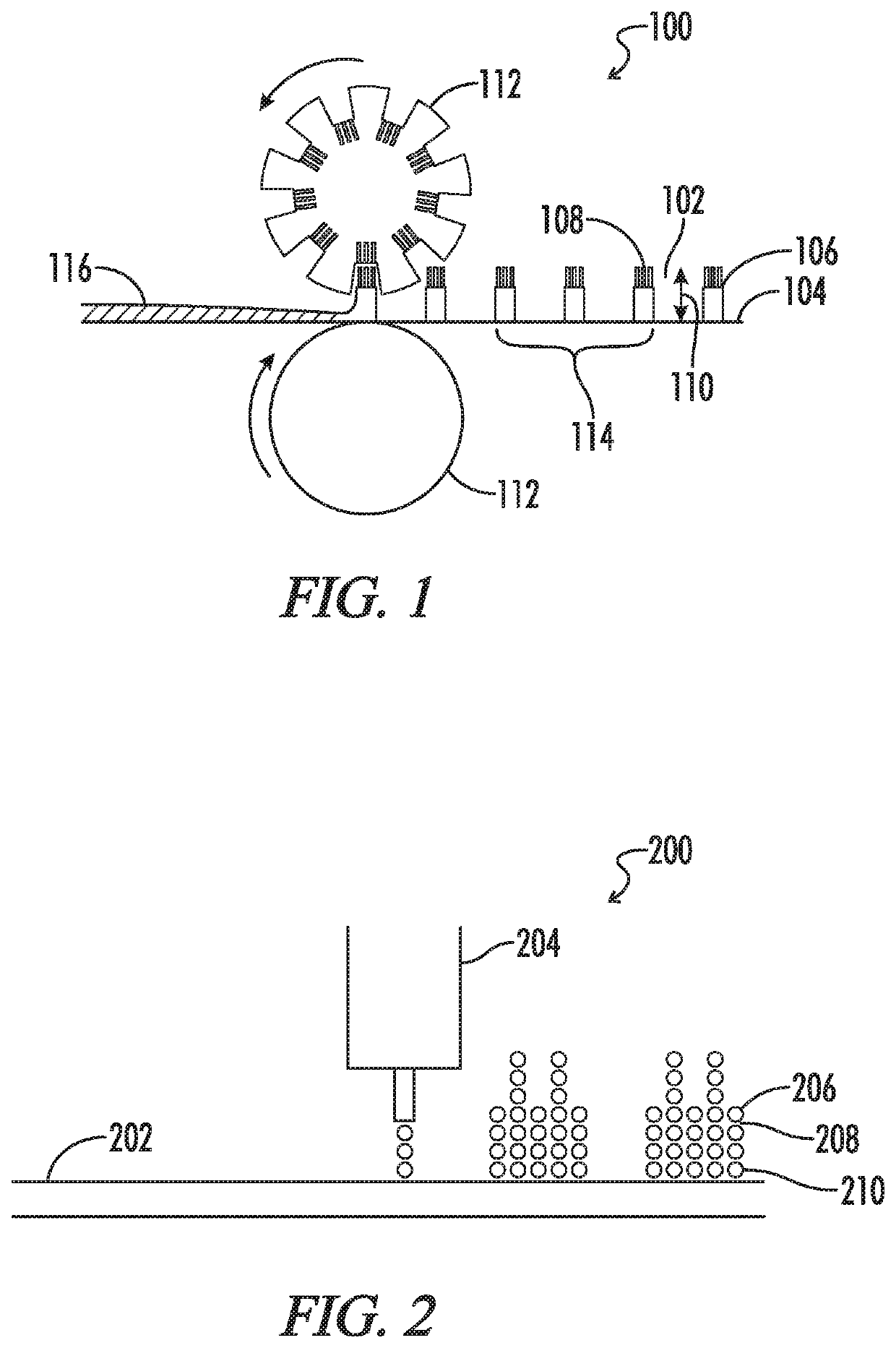 Patterned Surfaces with Suction