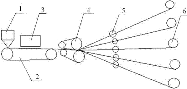 Method for preparing graphene fiber by casting method