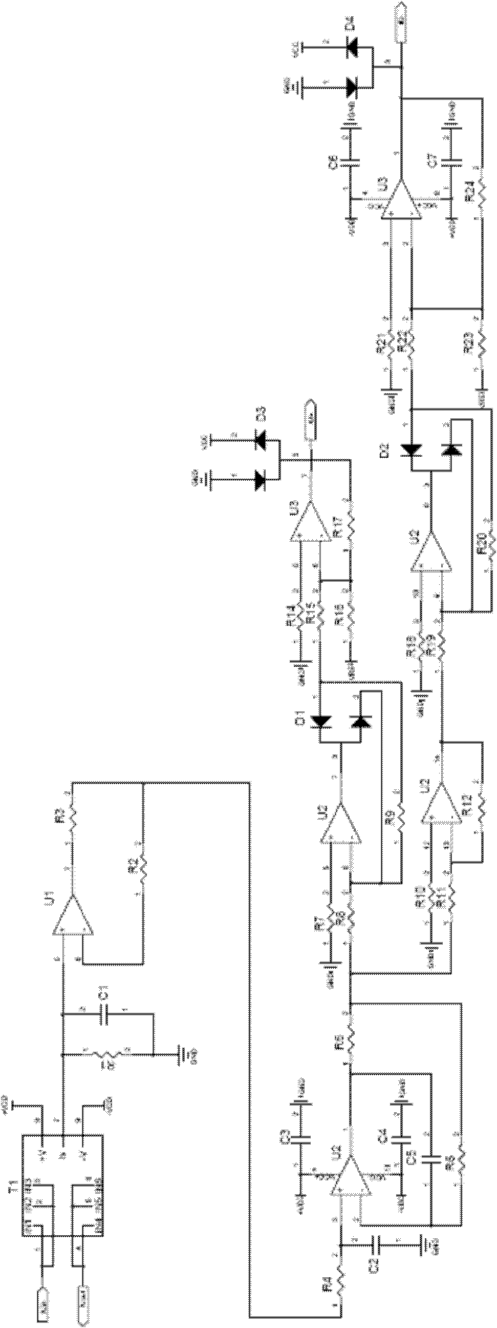 High-precision current detection circuit based on CPU (Central Processing Unit)