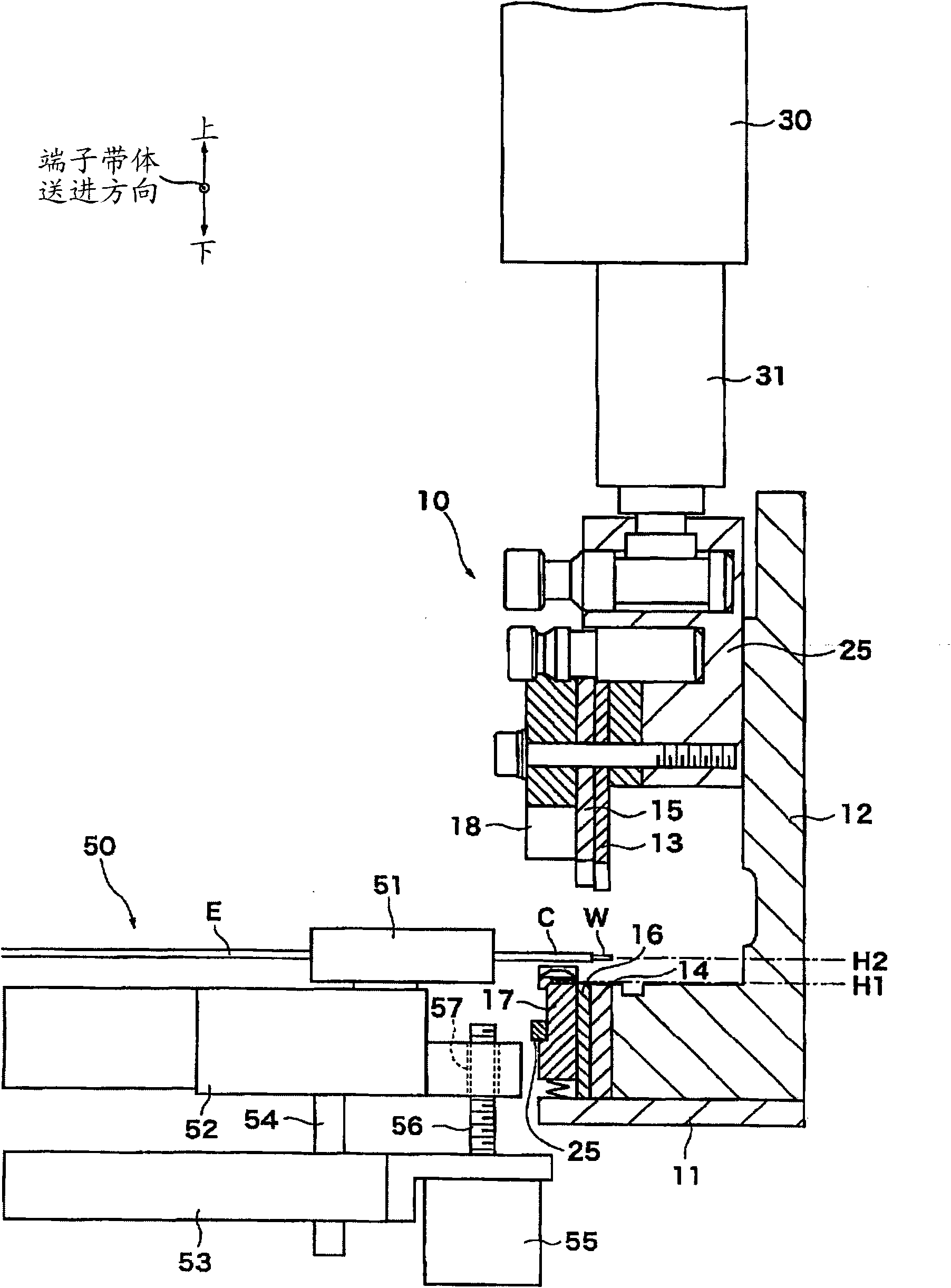Terminal crimping method, terminal crimping device, and terminal-crimped electric wire manufacturing apparatus