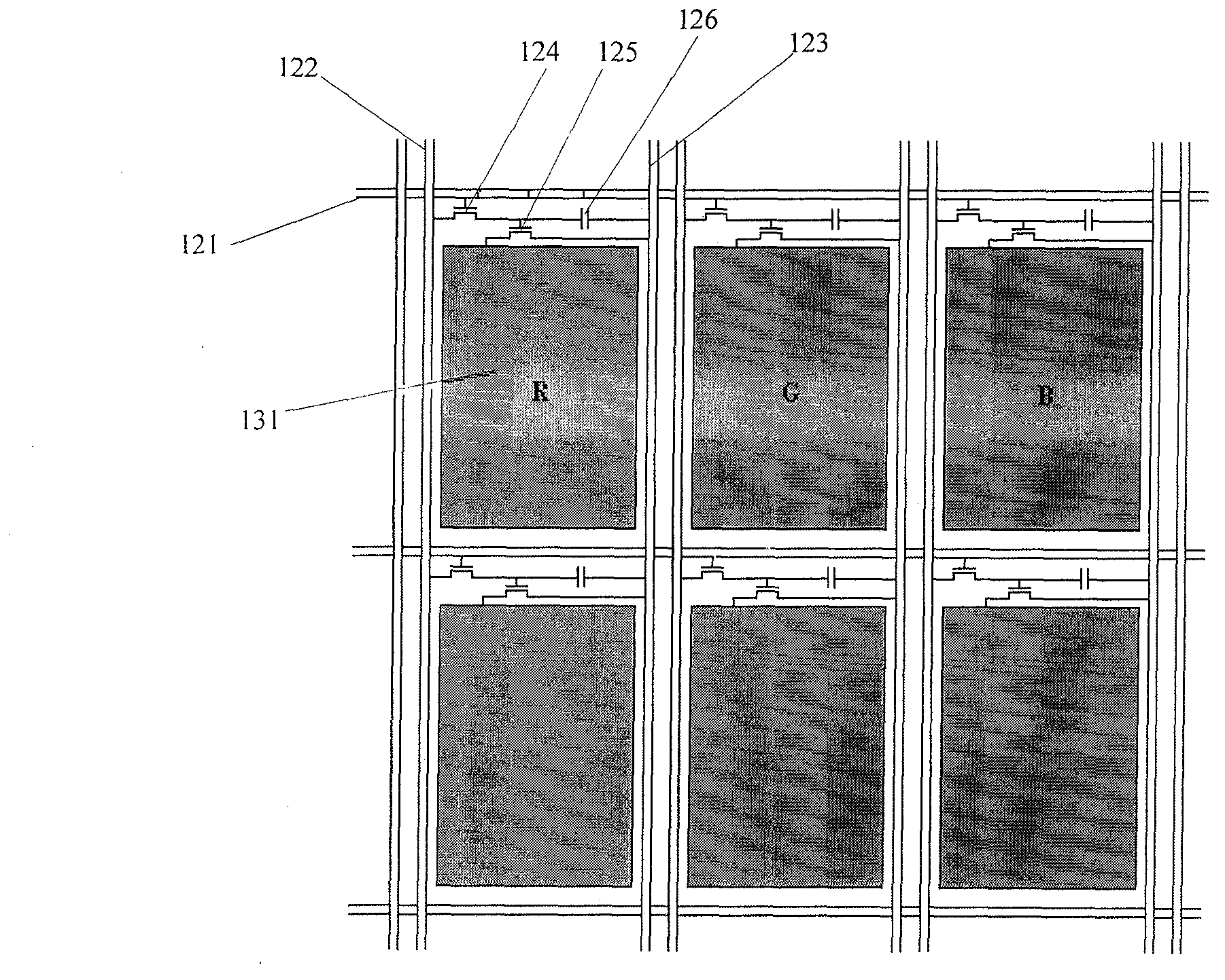 Organic light-emitting diode (OLED) display screen and touch detection unit