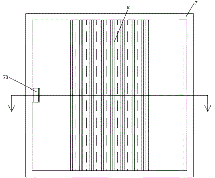 Electrical switch cabinet with inner buffer spring