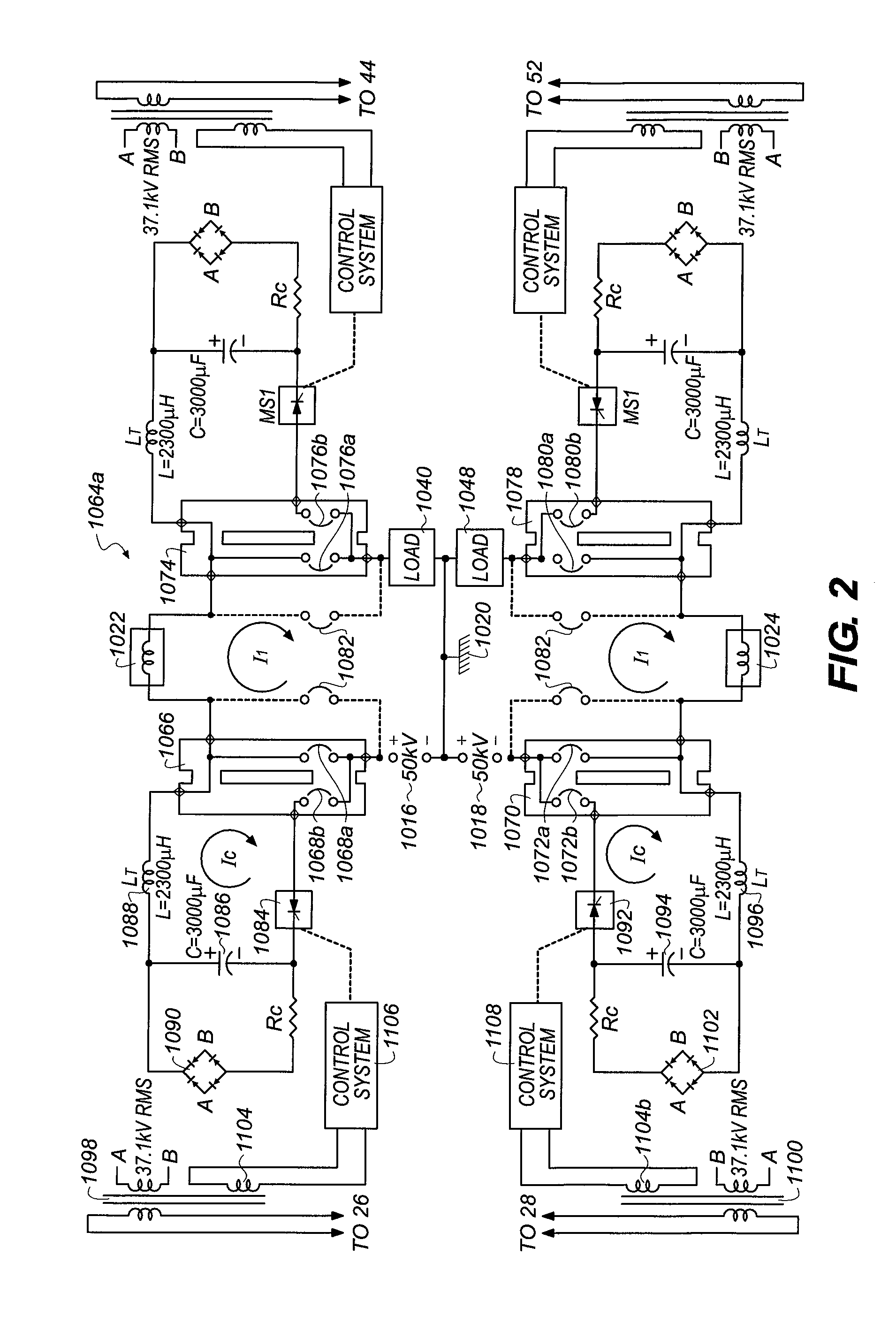 Superconducting direct current transmission system