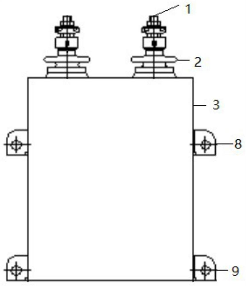 TSR type attenuation-free filter capacitor