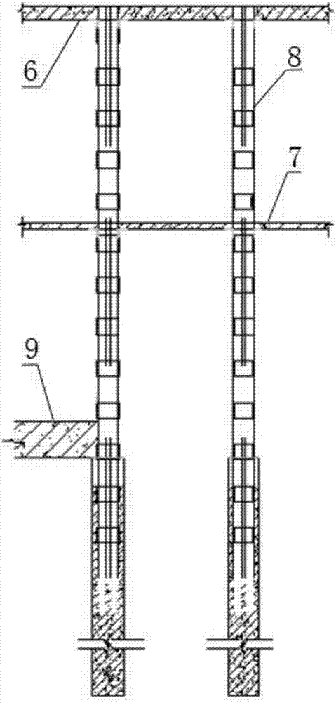 Construction method of preassembly supporting beam combined system