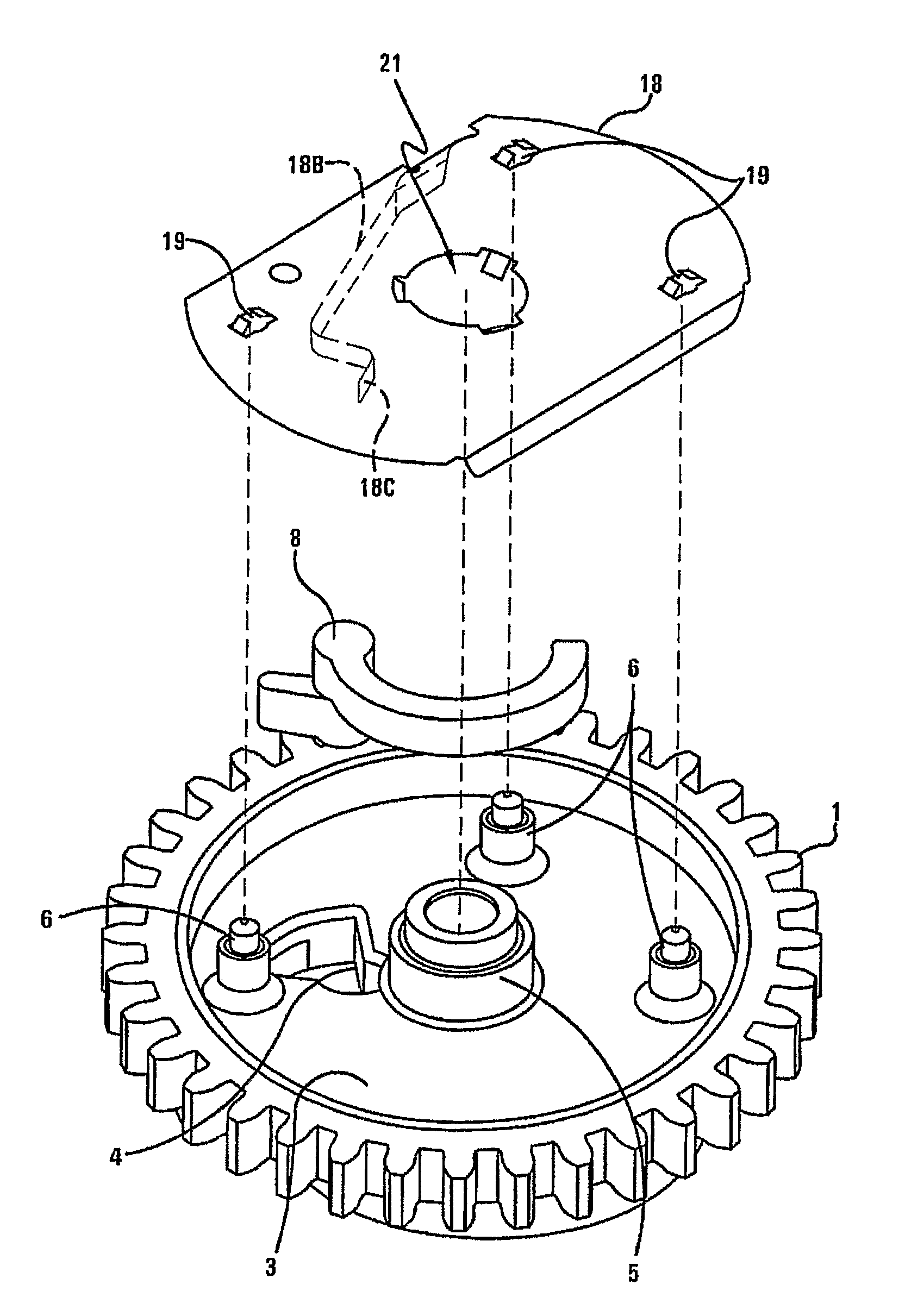 Automatic decompression mechanism for an engine