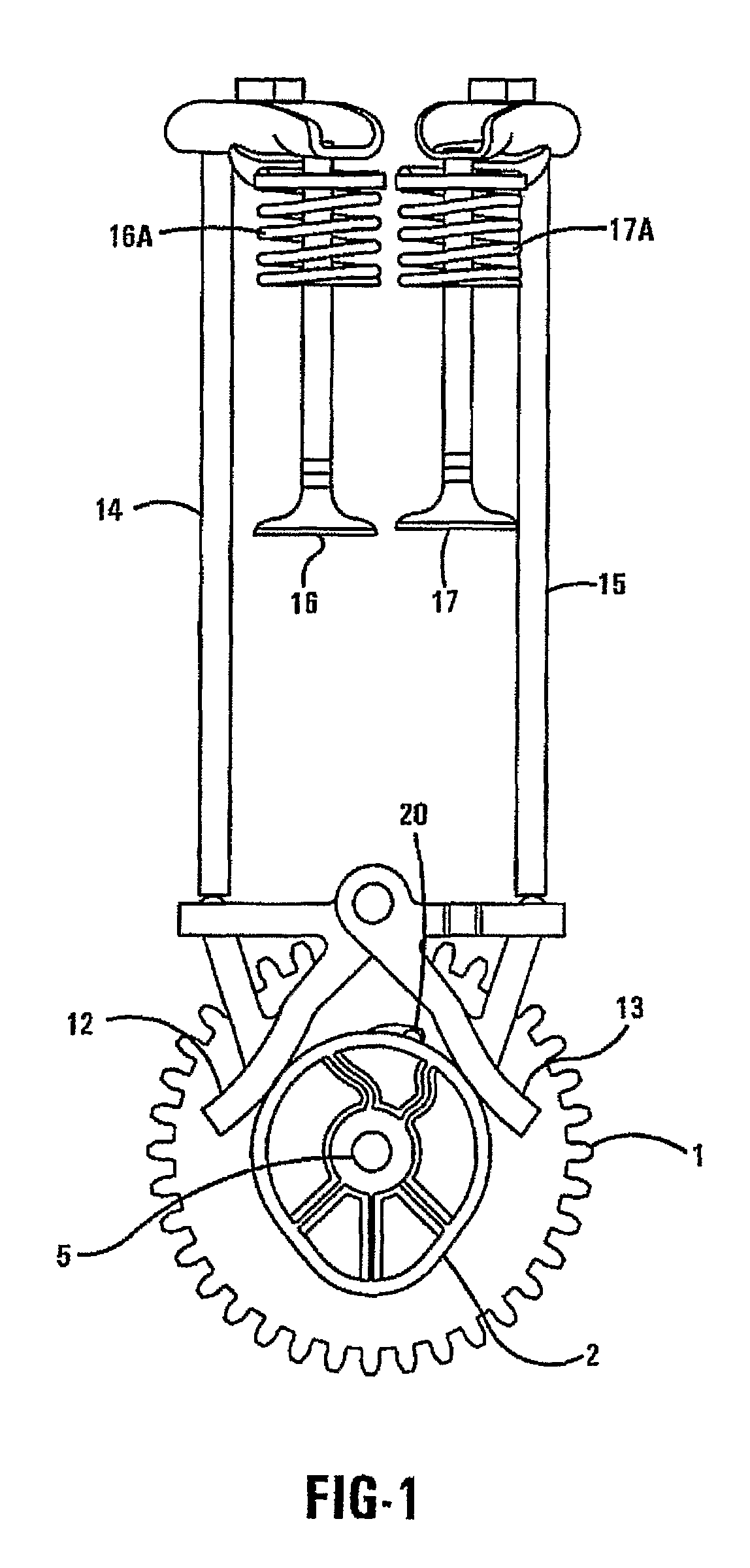 Automatic decompression mechanism for an engine