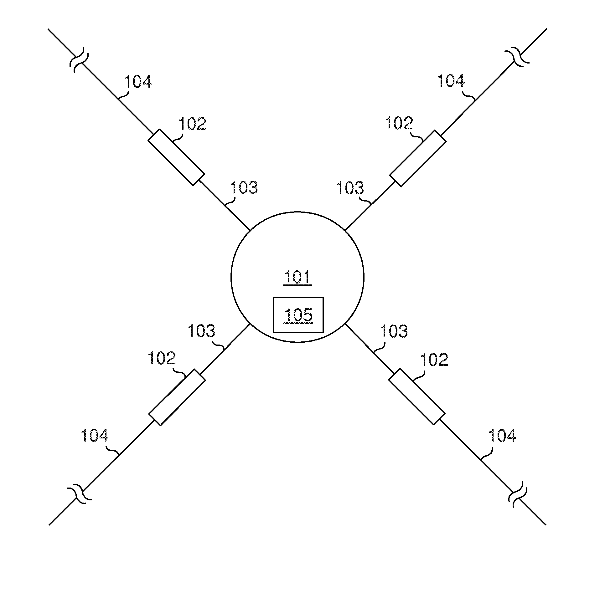 Electric sail with voltage multipliers in tethers
