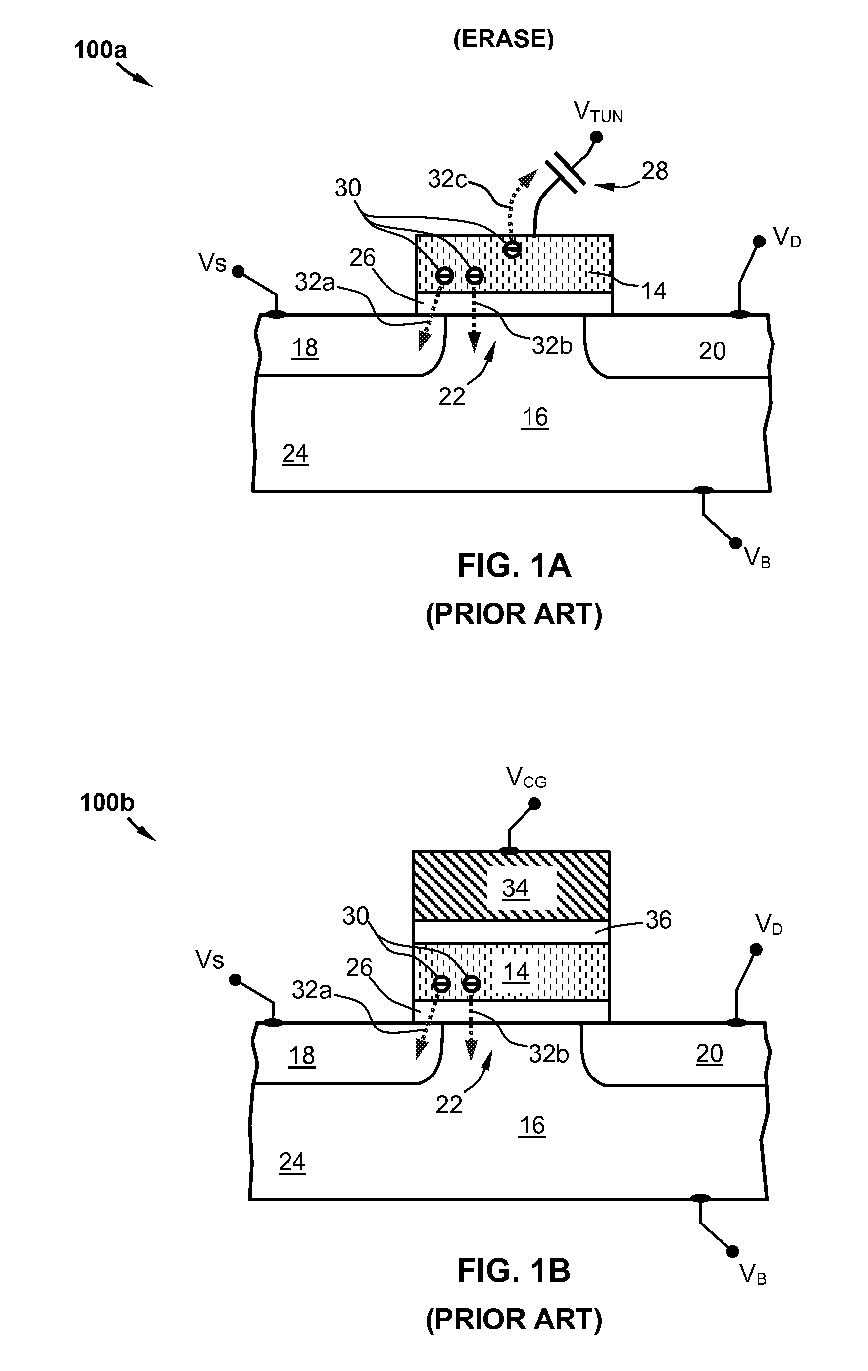 Electrically alterable non-volatile memory cells and arrays