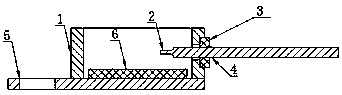 A ceramic pin housing structure and manufacturing method thereof