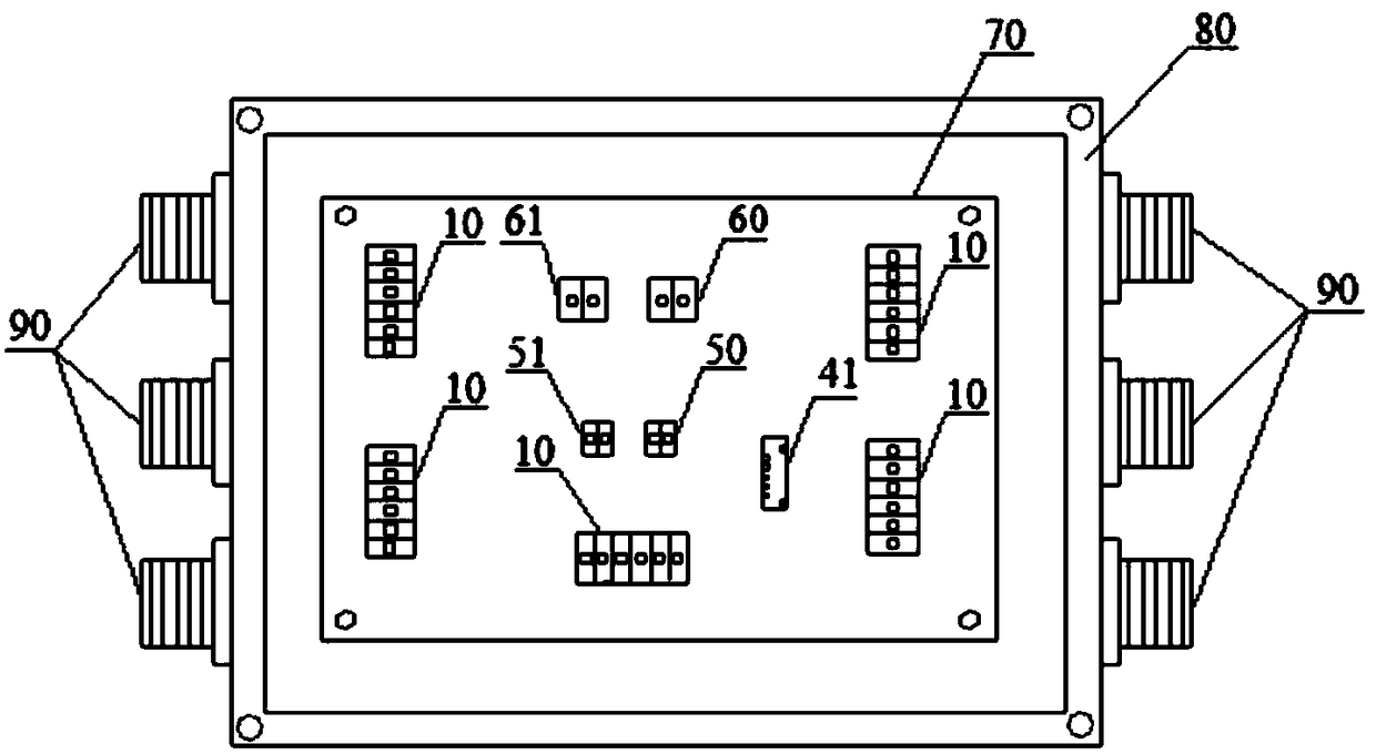 Multi-rotary-transformer decoding device based on CAN bus