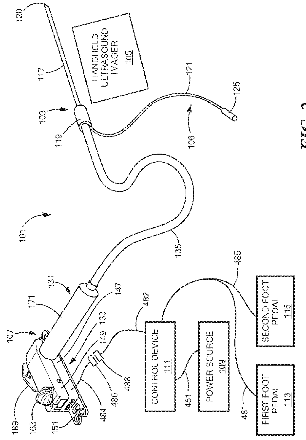 Method and system for controllably administering fluid to a patient and/or for controllably withdrawing fluid from the patient