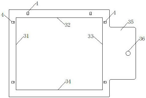 Punching method of air conditioner rear cover plate