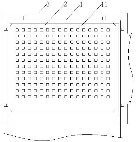 Punching method of air conditioner rear cover plate