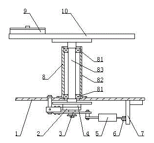 Index locating device of full-automatic small diamond saw blade double-surface edging machine