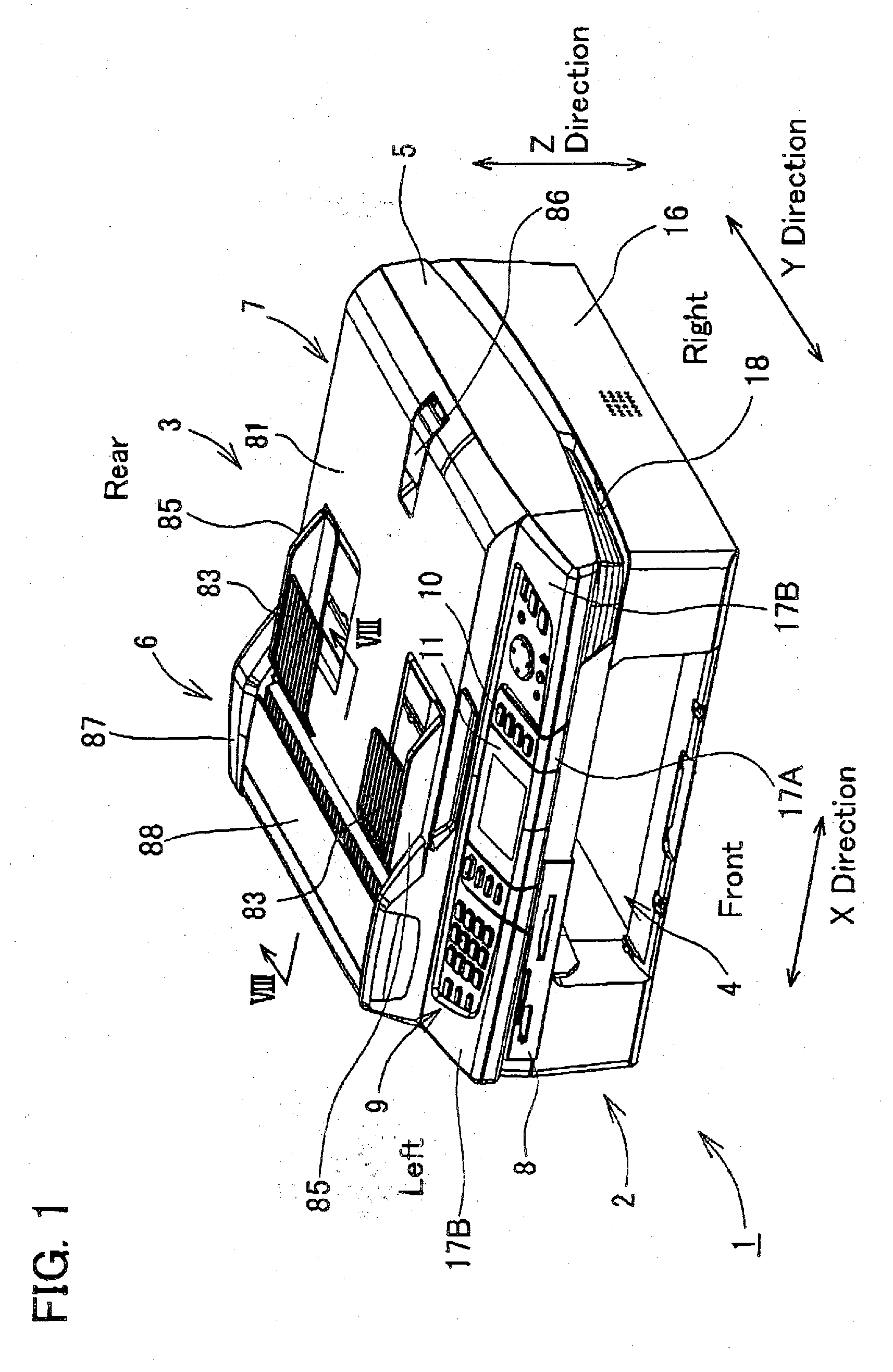 Image scanning device and multi-function device